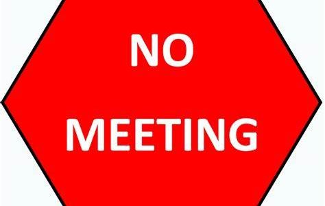 NO JULY MEETING
