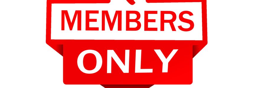 May Meeting: Members Only